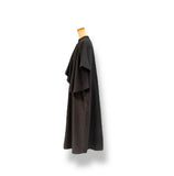 "chemise et bebe" short sleeve dress - cotton&hemp - BLACK