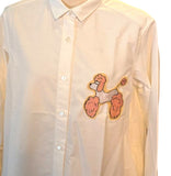 women's  "A-line"  poodle embroidery