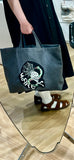 original totebag snake&skull -横振り刺繍 -