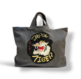 original totebag tiger -横振り刺繍 -
