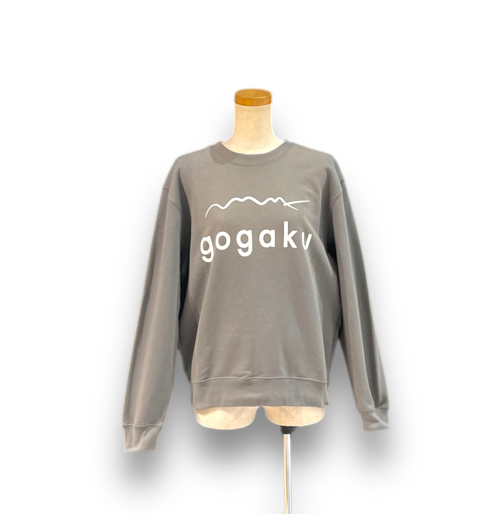 gogaku original sweat - green/gray - M