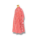 big shirt - cotton - red
