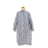 big shirt - cotton - blue