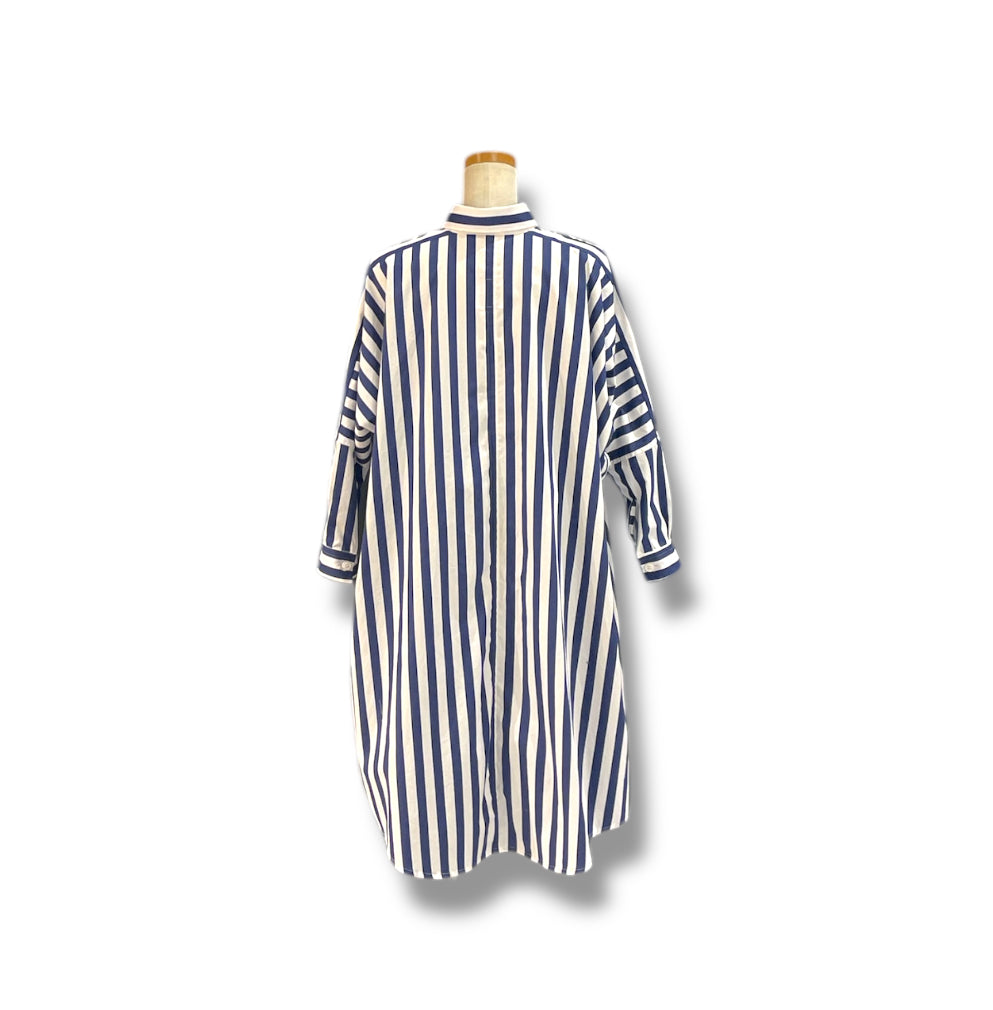 big shirt - cotton - blue