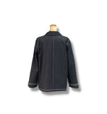 french craftsman jacket round collar-  ( gender-free )