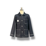 french craftsman jacket round collar-  ( gender-free )