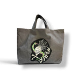 original totebag snake&skull -横振り刺繍 -