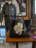 【横振り刺繍】SOUVENIR刺繍TOTEBAG"SKULL&SNAKE