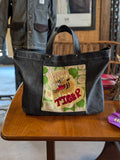 【横振り刺繍】SOUVENIR刺繍TOTEBAG "TIGER"